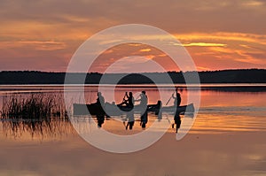 Sunset silhouettes