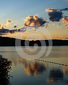 Sunset on Silver Lake, Eastman, Canada