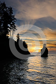 Sunset at Siwash Rock