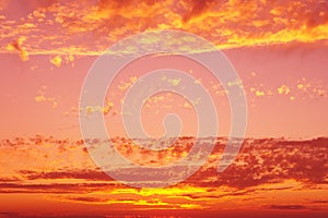 Sunset sky background