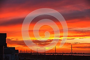 Sunset Sky Cape Hatteras North Carolina OBX