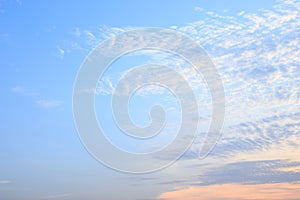 sunset sky clouds horizon background