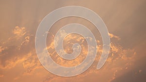 Sunset sky clouds