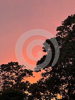 Sunset sky scenery goodtime primetime cloud time afternoon breakdawn sun orangesky orange photo
