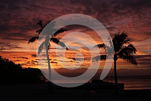 Sunset skyscape Florida keys