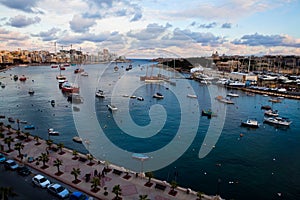 Sunset in Sliema, Malta