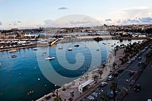 Sunset in Sliema, Malta