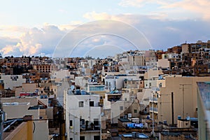 Sunset in Sliema, Malta
