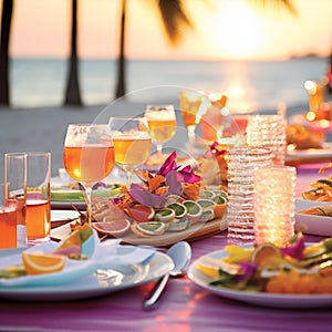 Sunset Soiree: Hip and Vibrant Dining by the Beach