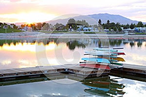 Sunset at Sparks marina