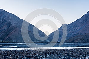 Sunset - Spiti River, Spiti Valley, Himachal