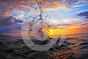 Sunset Splash