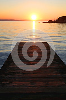 Sunset in Split, Croatia