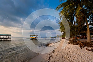 Sunset on Starfish beach Phu Quoc