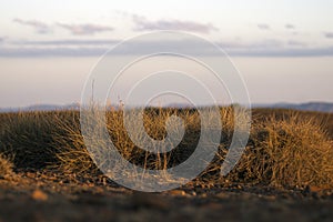 Sunset at Stokes Hill Lookout, Flinders` Ranges, SA, Australia