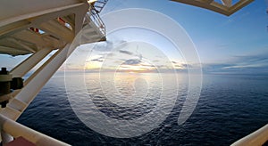 SUNSET AT STRAIT OF MAKASAR