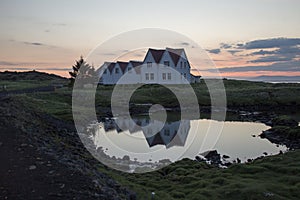 Sunset from Straumur