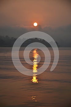 Sunset or Sunrise at Song Kalia River