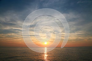 sunset and sunrise time, nature background and empty area for text, feeling love or romantic background in nature, sky background