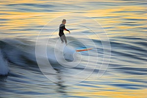 Sunset Surfer Blur 2