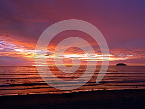 Sunset in Tanjung Aru