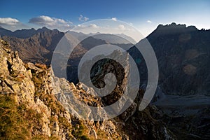 Sunset in Tatra mountains