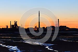 Sunset on the Tejo river.