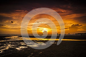 Sunset at Teluk Sisek photo