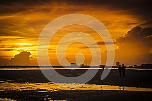 Sunset at Teluk Sisek photo