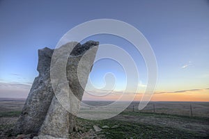 Sunset at Teter Rock, Flint Hills, Kansas