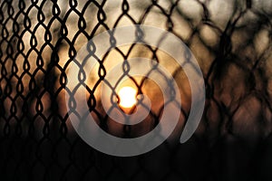 Sunset in Teufelsberg, Berlín, Germany