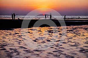 Sunset in Thailand (Toei Ngam Beach, Pattaya)