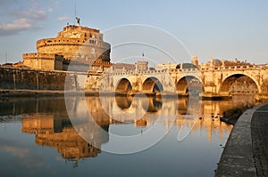 Sunset on Tiber River #2.