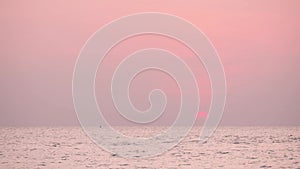 Sunset time over sea, timelapse footage of beautiful abstact color sky. daytime summer season skyscape nature background