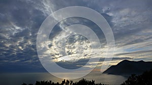 Sunset timelapse of the Atlantic near Hout Bay