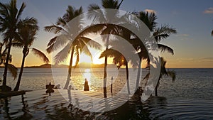 Sunset on Tokoriki Island, Fiji