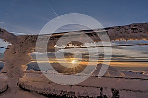 Sunset from the top of Saentis