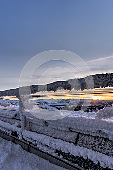 Sunset from the top of Saentis