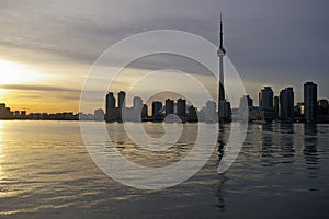 Sunset Toronto Skyline