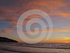 Sunset, Torrance Beach, Los Angeles, California