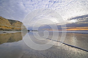 Sunset at Torrey Pine State Reserve Beach photo