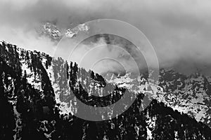 Sunset at Triund, Mcleod ganj, Dharamsala, himachal pradesh, India.