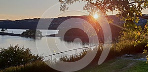 Sunset at Troldhaugen