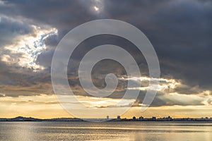 Sunset on Tunis Lake