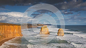 sunset at Twelve Apostles, Great Ocean Road, Victoria, Australia