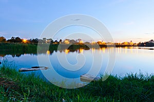 Sunset in twight light