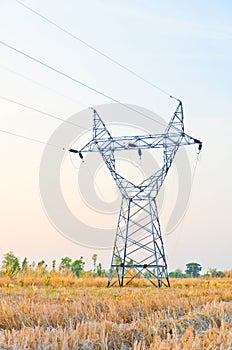 Sunset in twight light