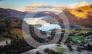 Sunset on Ullswater, Lake District