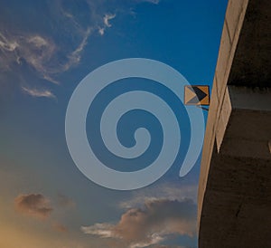 sunset under the bridge