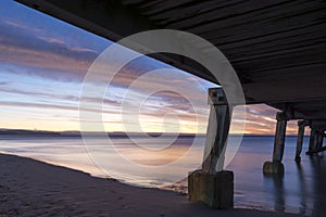 Sunset from Under the Normanville Jetty